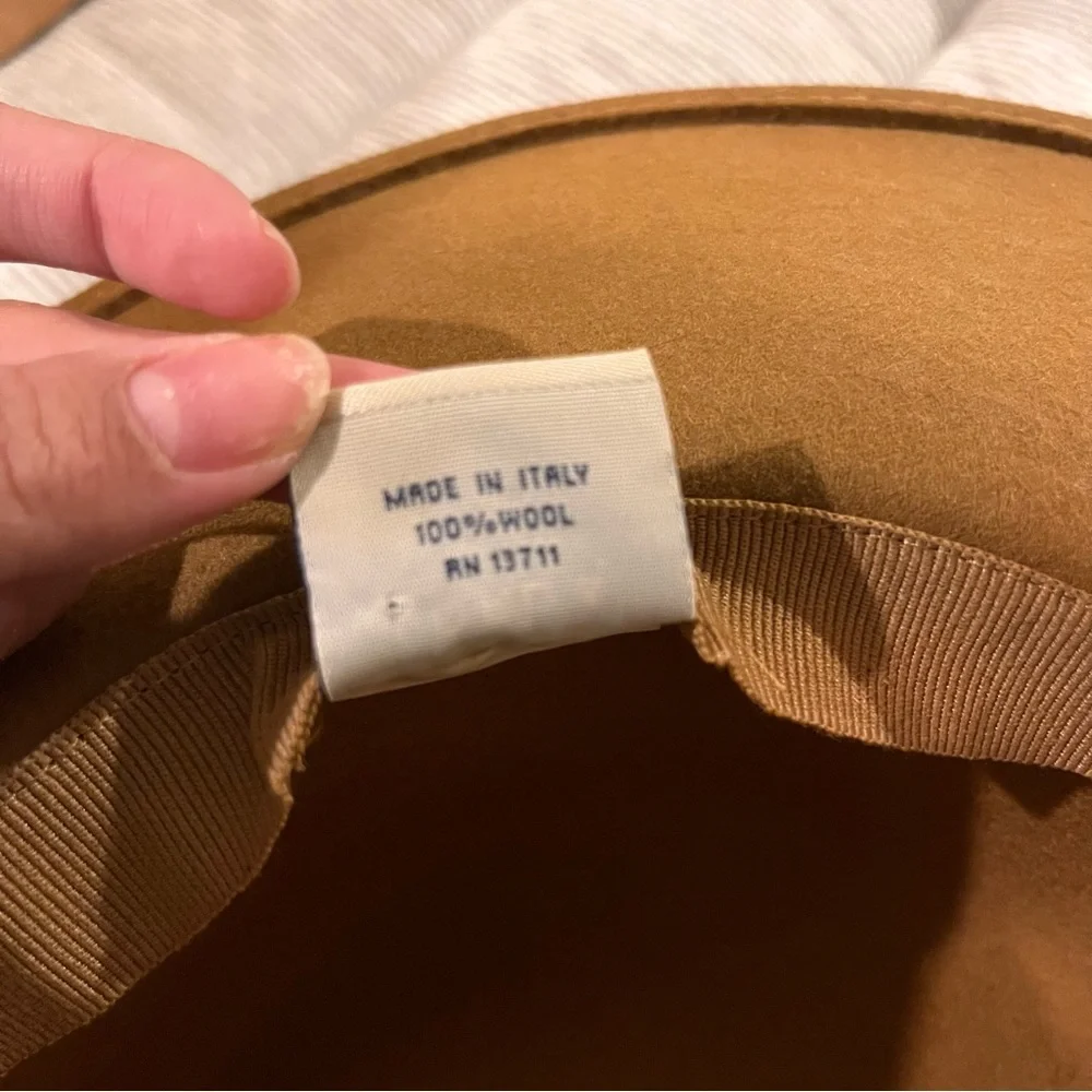 Vintage Wool Brim Hat Bow - Picture 7 of 7